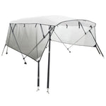 Bimini di Prua Pareti Laterali Rete 4 Archi 243x(185-198)x137cm