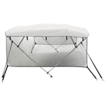 Bimini di Prua Pareti Laterali Rete 4 Archi 243x(185-198)x137cm