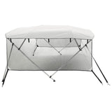 Bimini di Prua Pareti Laterali Rete 4 Archi 243x(185-198)x137cm