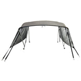 Bimini di Prua Pareti Laterali Rete 4 Archi 243x(170-182)x137cm