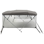 Bimini di Prua Pareti Laterali Rete 4 Archi 243x(170-182)x137cm