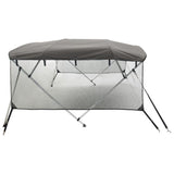 Bimini di Prua Pareti Laterali Rete 4 Archi 243x(170-182)x137cm