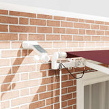Tenda da Sole Retrattile Automatica con LED Bordò 300x250 cm