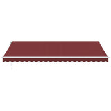 Tenda da Sole Retrattile Automatica Bordò 500x350 cm