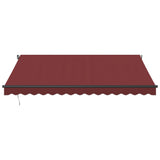 Tenda da Sole Retrattile Manuale Bordò 400x350 cm