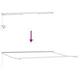 Tenda da Sole Retrattile Manuale Bordò 400x300 cm
