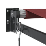 Tenda da Sole Retrattile Manuale Bordò 350x250 cm