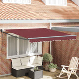 Tenda da Sole Retrattile Automatica Bordò 300x250 cm