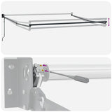 Tenda da Sole Retrattile Automatica Bordò 400x300 cm