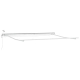 Tenda da Sole Retrattile Automatica con LED Marrone 400x300 cm