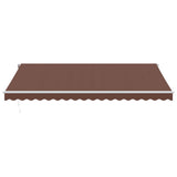 Tenda da Sole Retrattile Automatica Marrone 450x350 cm
