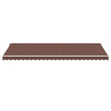 Tenda da Sole Retrattile Automatica Marrone 600x350 cm