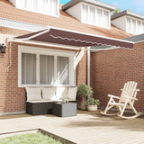 Tenda da Sole Retrattile Automatica Marrone 300x250 cm