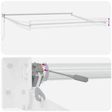 Tenda da Sole Retrattile Automatica Marrone 300x250 cm