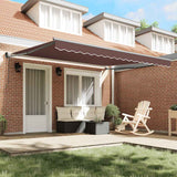 Tenda da Sole Retrattile Automatica 400x300 cm Marrone