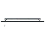Tenda Sole Retrattile Manuale 400x300 cm Marrone