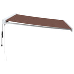 Tenda da Sole Retrattile Automatica 400x300 cm Marrone