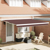Tenda da Sole Retrattile Automatica 400x300 cm Marrone