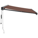 Tenda da Sole Retrattile Automatica Marrone 350x250 cm