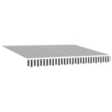 Tenda Retrattile Automatica LED Antracite e Bianco 300x250 cm