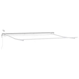 Tenda Retrattile Automatica LED Antracite e Bianco 450x300 cm
