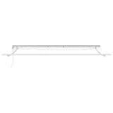 Tenda Retrattile Automatica LED Antracite e Bianco 450x300 cm