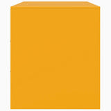 Mobili TV 2 pz Giallo Senape 67x39x44 cm in Acciaio