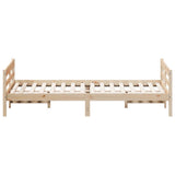 Letto senza Materasso 120x200 cm in Legno Massello di Pino
