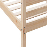 Letto senza Materasso 120x200 cm in Legno Massello di Pino