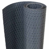 Paravento da Balcone Antracite 300x80 cm in Polyrattan