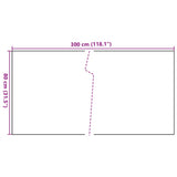 Paravento da Balcone Antracite 300x80 cm in Polyrattan