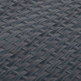 Paravento da Balcone Antracite 400x80 cm in Polyrattan
