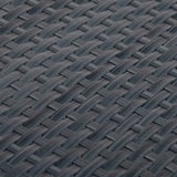 Paravento da Balcone Antracite 400x90 cm in Polyrattan