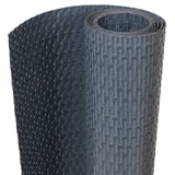 Paravento da Balcone Antracite 1000x80 cm in Polyrattan