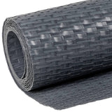 Paravento da Balcone Antracite 1000x80 cm in Polyrattan