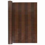 Paravento da Balcone Marrone e Nero 500x80 cm in Polyrattan
