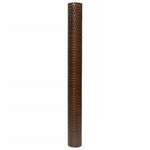 Paravento da Balcone Marrone e Nero 500x80 cm in Polyrattan