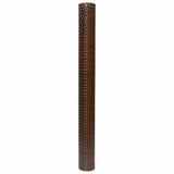 Paravento da Balcone Marrone e Nero 500x80 cm in Polyrattan
