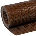 Paravento da Balcone Marrone e Nero 500x80 cm in Polyrattan