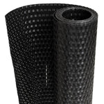 Paravento da Balcone Nero 400x80 cm in Polyrattan