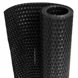 Paravento da Balcone Nero 500x100 cm in Polyrattan