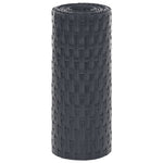 Schermi da Balcone 10 pz Antracite 255x19 cm in Polyrattan