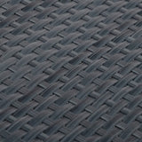 Schermi da Balcone 10 pz Antracite 255x19 cm in Polyrattan