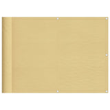 Paravento da Balcone Sabbia 75x1000 cm 100% Poliestere Oxford