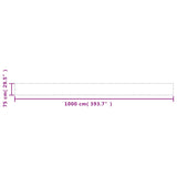 Paravento da Balcone Sabbia 75x1000 cm 100% Poliestere Oxford