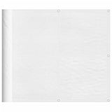 Paravento da Balcone Bianco 90x1000 cm 100% Poliestere Oxford