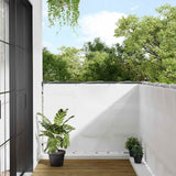 Paravento da Balcone Bianco 120x1000 cm 100% Poliestere Oxford