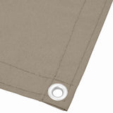Paravento da Balcone Tortora 90x800 cm 100% Poliestere Oxford