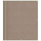 Paravento da Balcone Tortora 120x700 cm 100% Poliestere Oxford