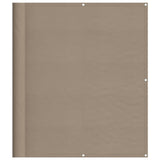 Paravento da Balcone Tortora 120x1000 cm 100% Poliestere Oxford